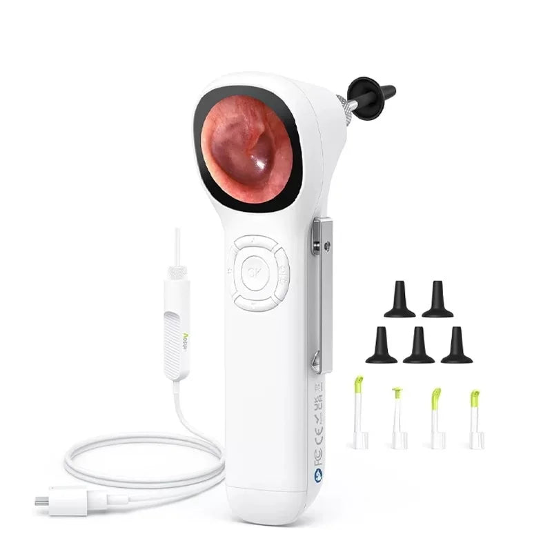 Digital Otoscope with IPS Screen, 720p HD Smart Visual, Ear Scope