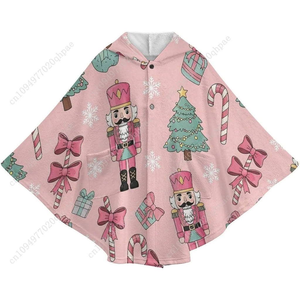 Sweater, Christmas Nutcracker  Hoodie With Pockets For Kids And Teenagers