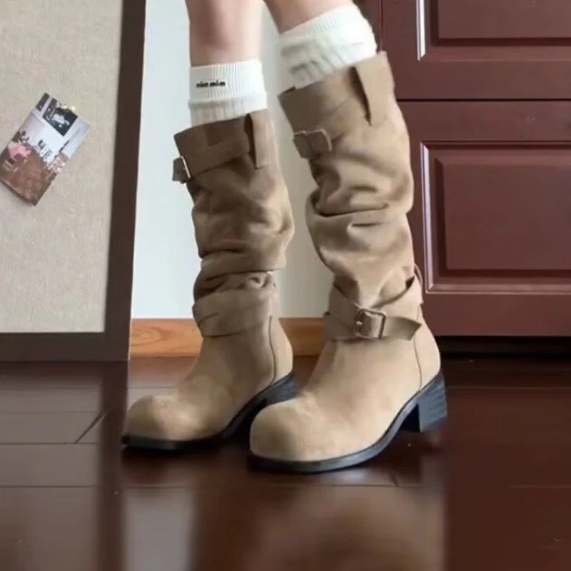 Platform Thick Heel Women Boots