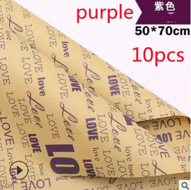 Double Sided Vintage Kraft English Newspaper Wrapping Paper
