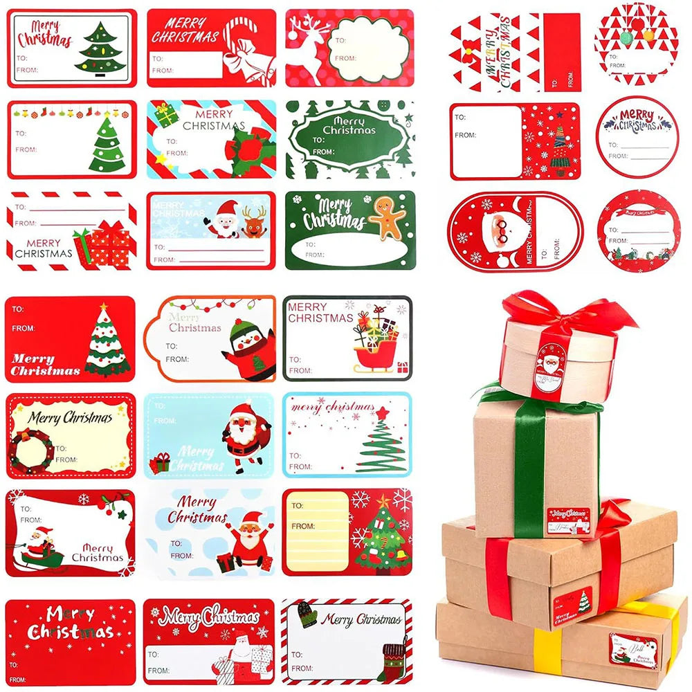 Gift Wrapping Name Tag Stickers