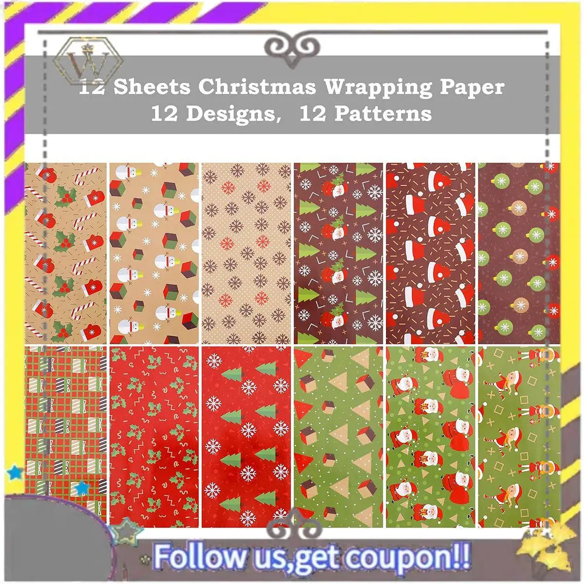 Classic Christmas Wrapping Paper