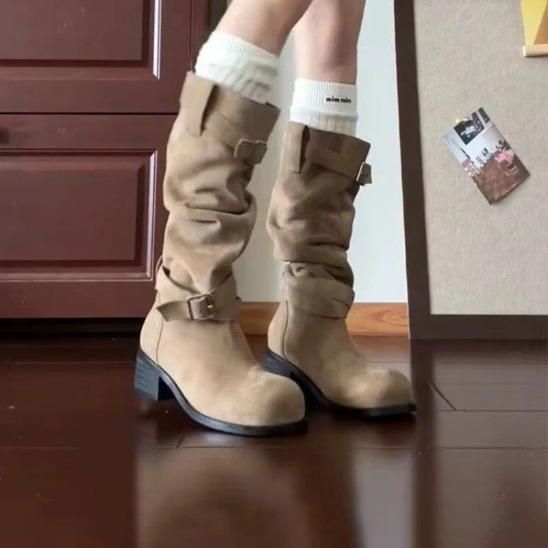 Platform Thick Heel Women Boots