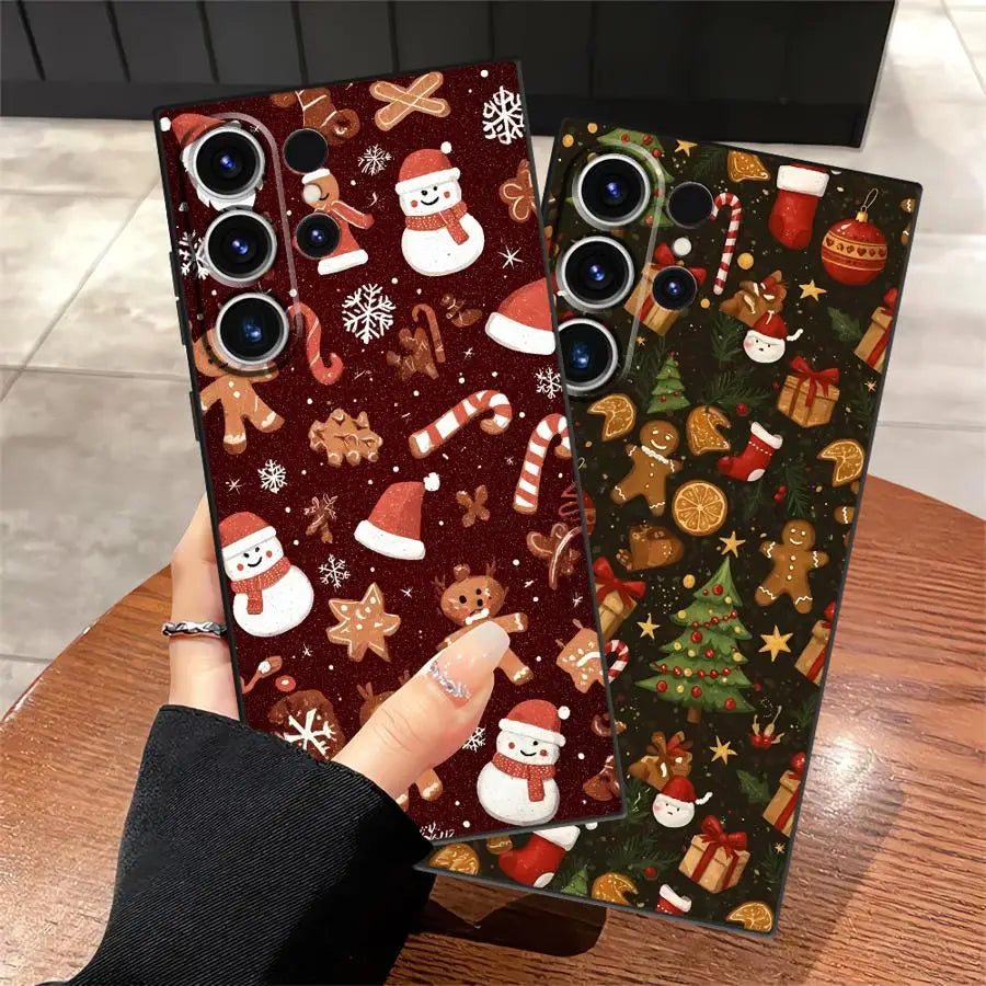 Hot Christmas Case for Samsung Galaxy S21 S24+ S23 FE S25 Ultra S25+ S20 S9 S24 Plus S22 Soft Back Phone Cover