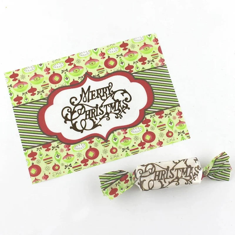 Christmas Candy Paper Wax