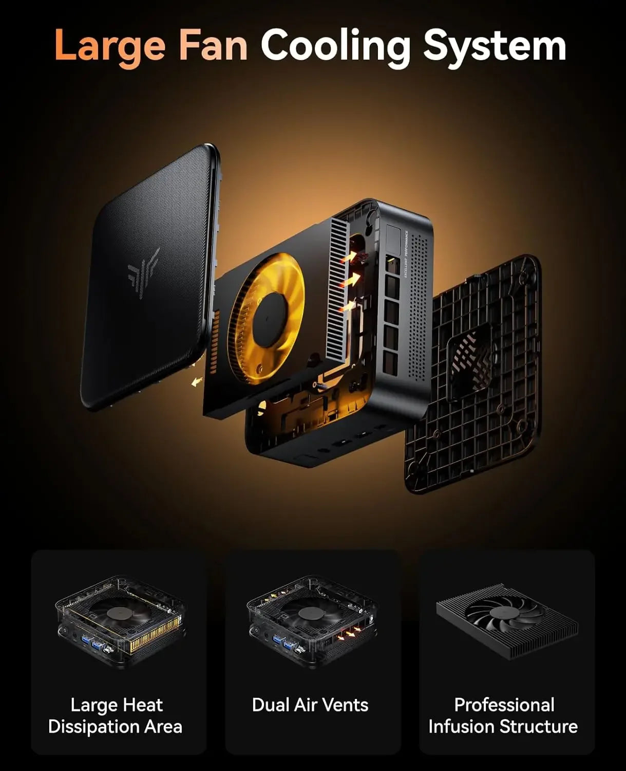 Mini Computer, Mini Gaming PC with USB SSD