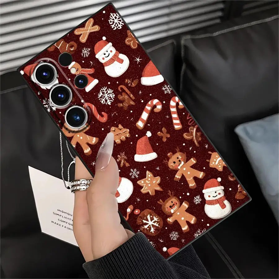 Hot Christmas Case for Samsung Galaxy S21 S24+ S23 FE S25 Ultra S25+ S20 S9 S24 Plus S22 Soft Back Phone Cover