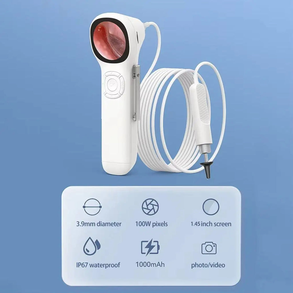 Digital Otoscope with IPS Screen, 720p HD Smart Visual, Ear Scope