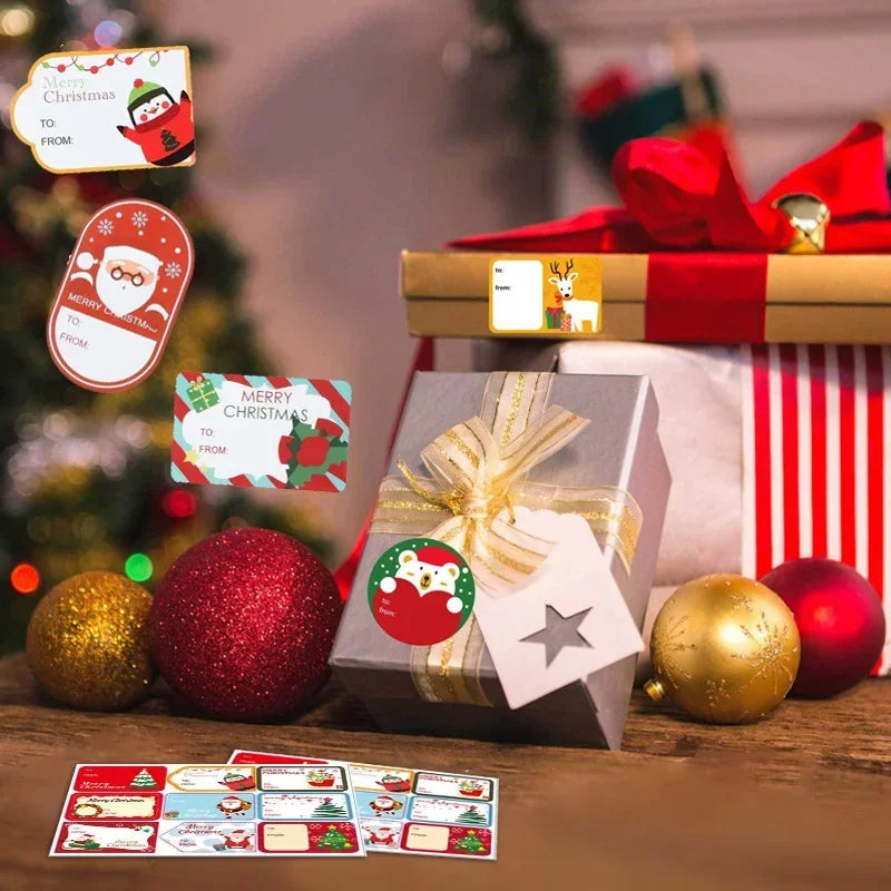 Gift Wrapping Name Tag Stickers