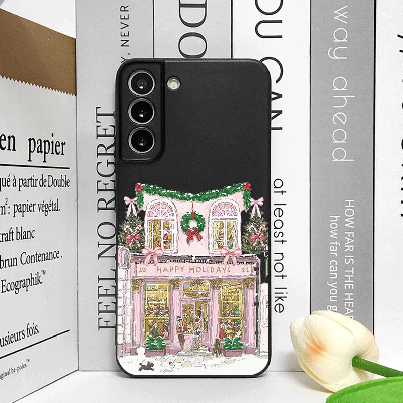 Christmas Building Winter Snow Scenery Phone Case for Google Pixel 10 9A 8 A 7A 6 A 7 PRO 8 9 Pro XL 4G 5G Shockproof Soft Cover