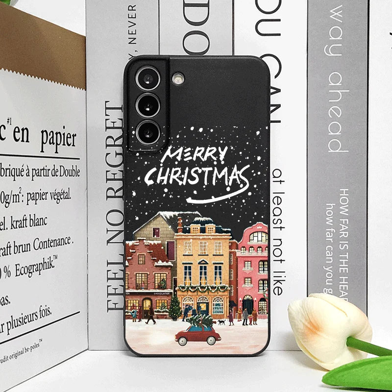 Christmas Building Winter Snow Scenery Phone Case for Google Pixel 10 9A 8 A 7A 6 A 7 PRO 8 9 Pro XL 4G 5G Shockproof Soft Cover