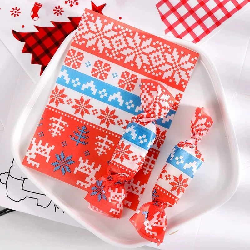 Christmas Candy Paper Wax