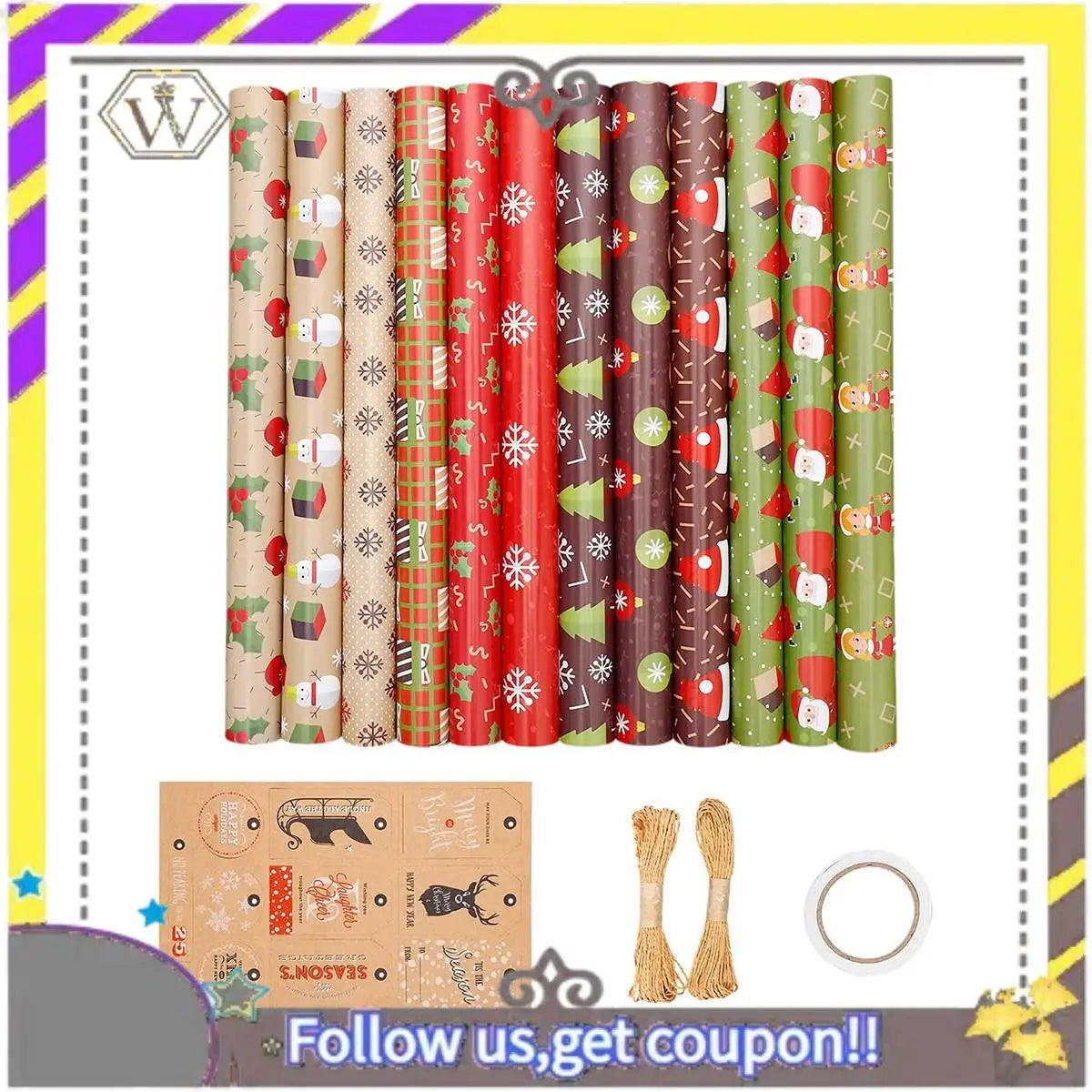 Classic Christmas Wrapping Paper