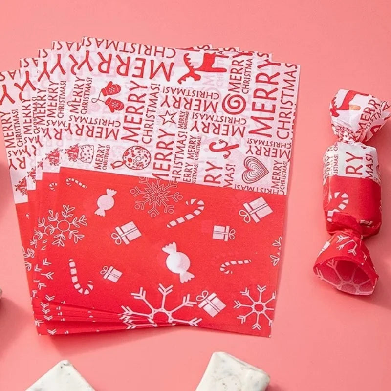 Christmas Candy Paper Wax