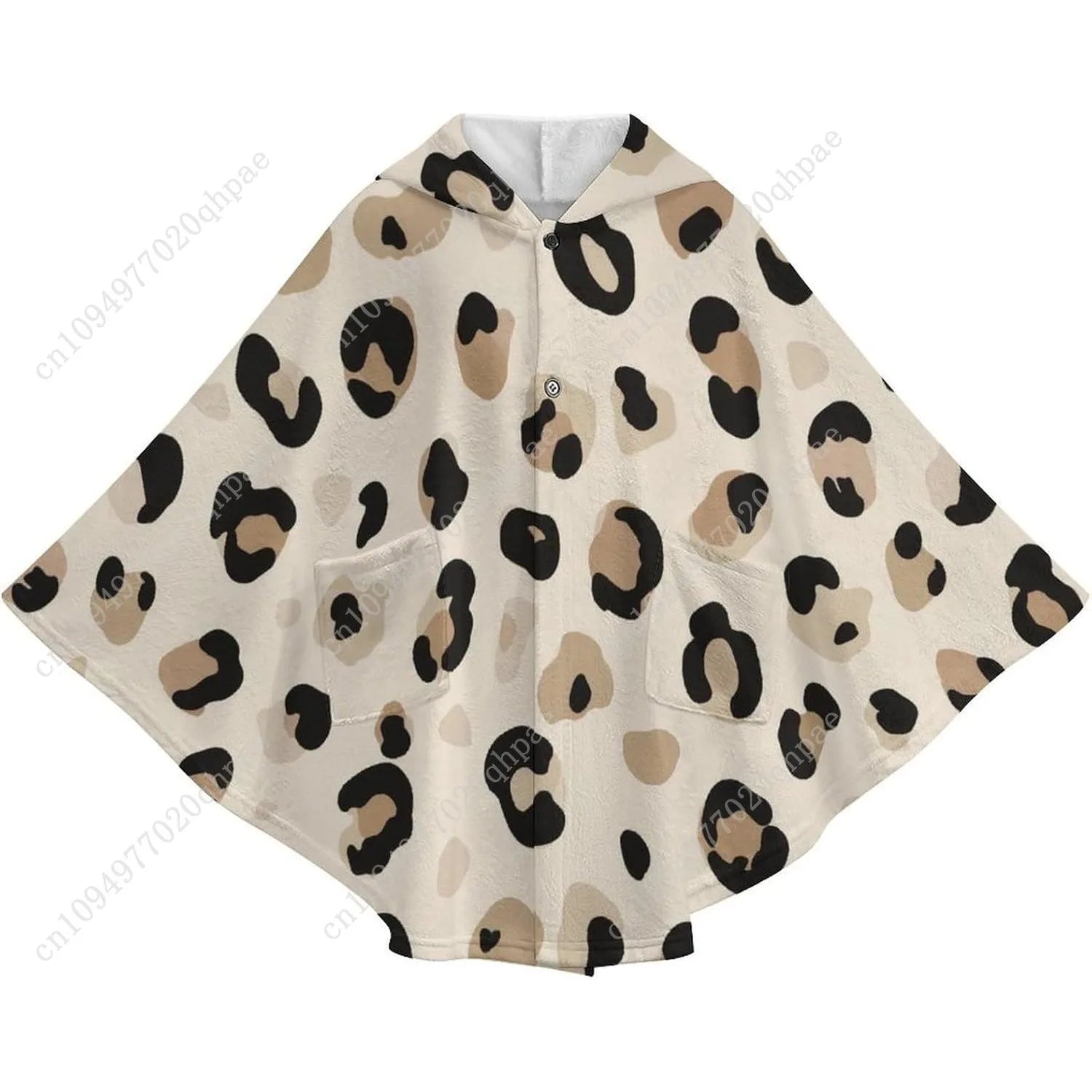 Sweater, Leopard Hoodie With Pockets For Kids And Teenagers