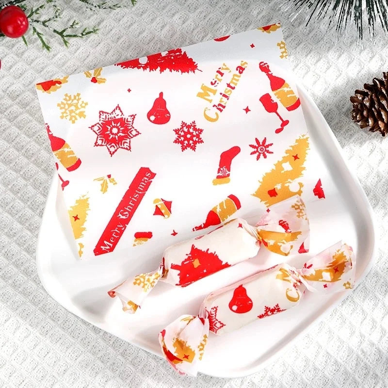 Christmas Candy Paper Wax