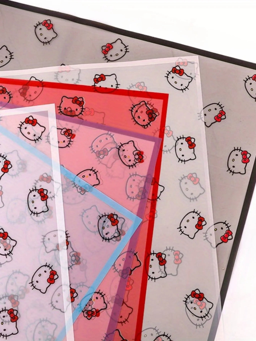 Waterproof Hello Kitty Gift Wrap with Ribbon