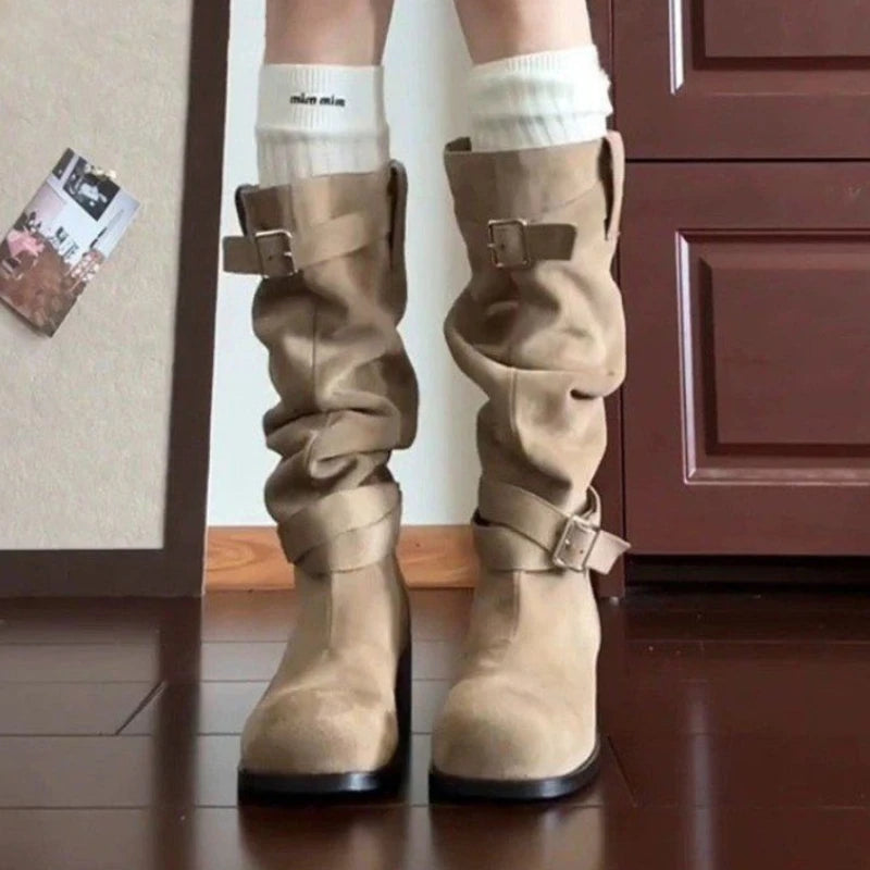 Platform Thick Heel Women Boots