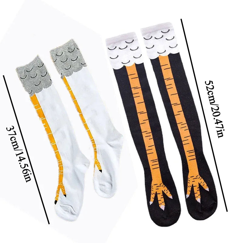 Chicken Leg Claw Feet Tall Socks