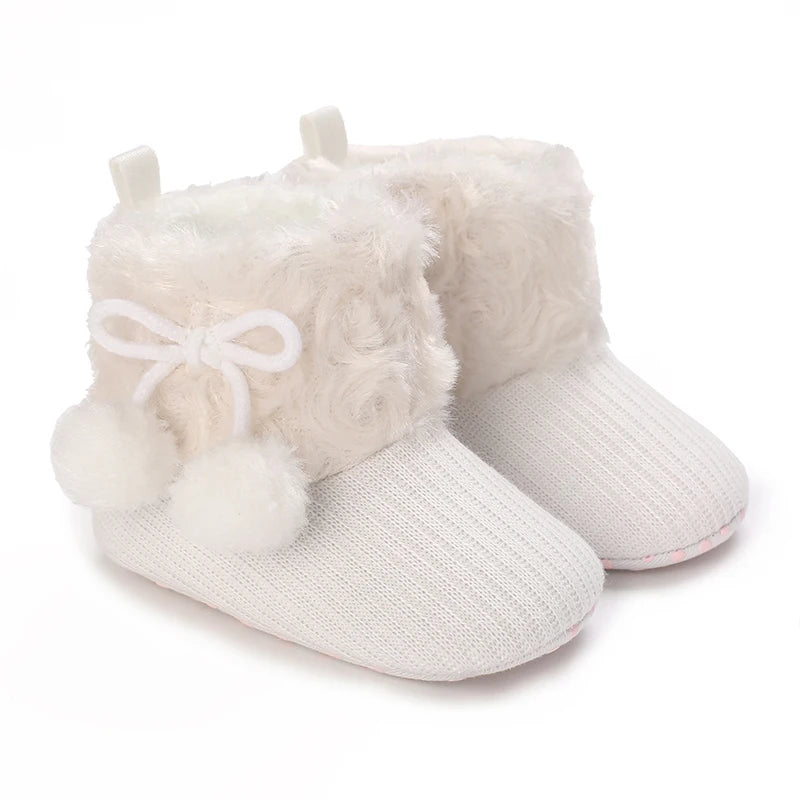 Winter Soft and Plush Starry Snow Boots