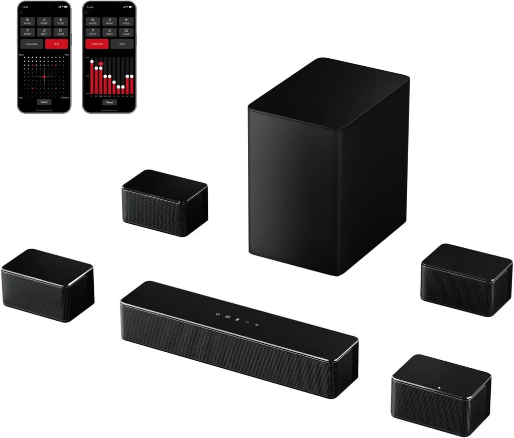 5.1 CH Surround Sound Bar with Dolby Audio