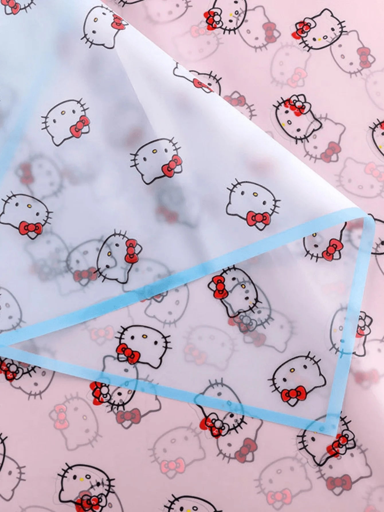 Waterproof Hello Kitty Gift Wrap with Ribbon