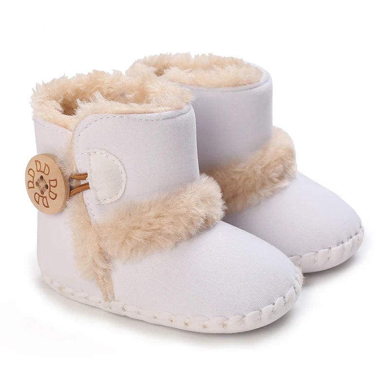 Winter Soft and Plush Starry Snow Boots