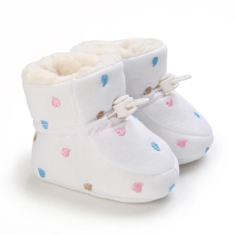 Winter Soft and Plush Starry Snow Boots