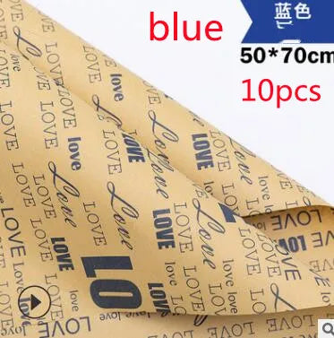 Double Sided Vintage Kraft English Newspaper Wrapping Paper