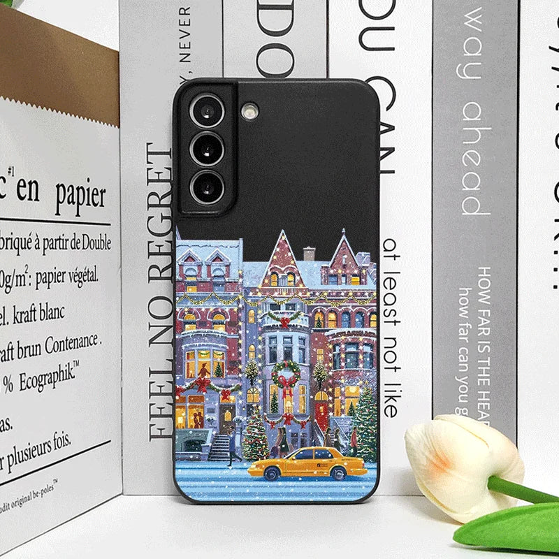 Christmas Building Winter Snow Scenery Phone Case for Google Pixel 10 9A 8 A 7A 6 A 7 PRO 8 9 Pro XL 4G 5G Shockproof Soft Cover