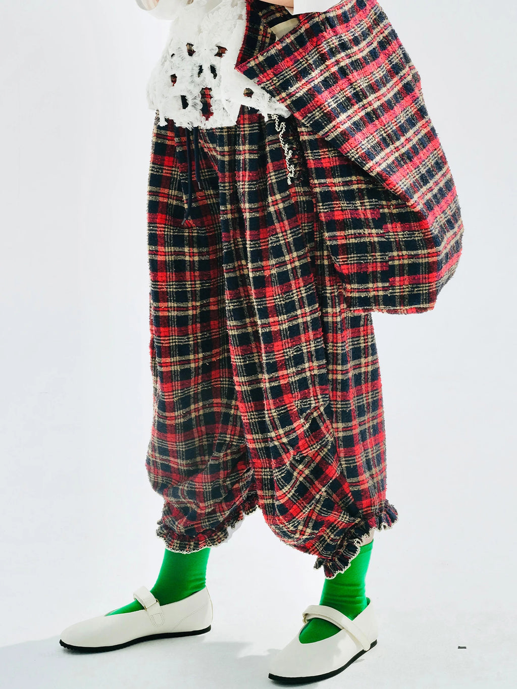 Stylish Plaid Harem Pants for Women