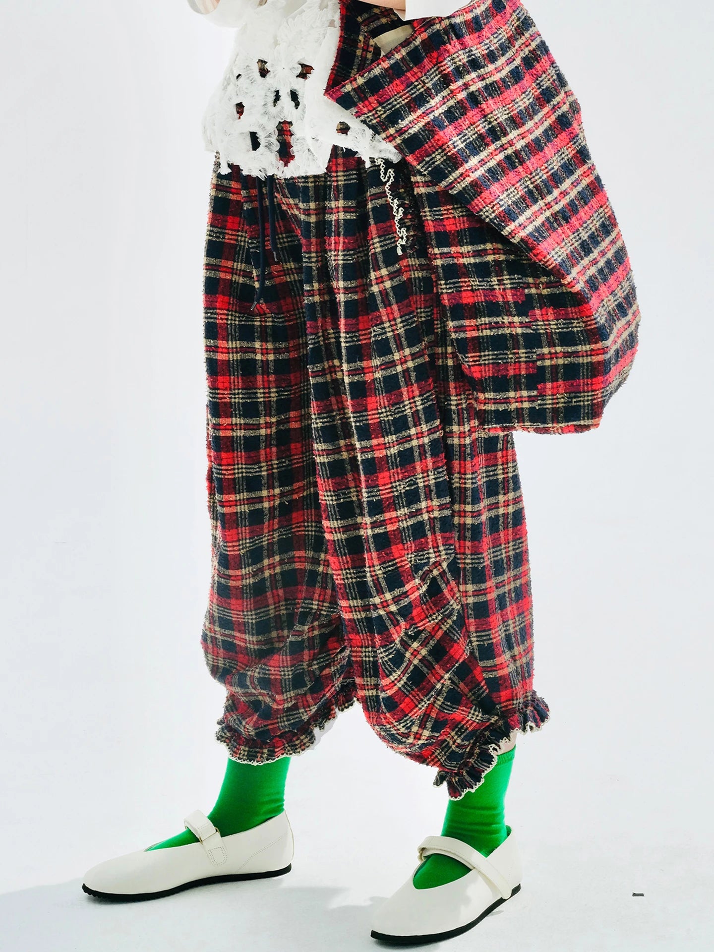 Stylish Plaid Harem Pants for Women