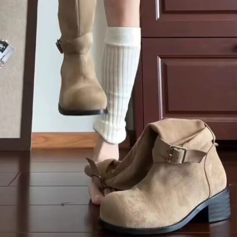 Platform Thick Heel Women Boots