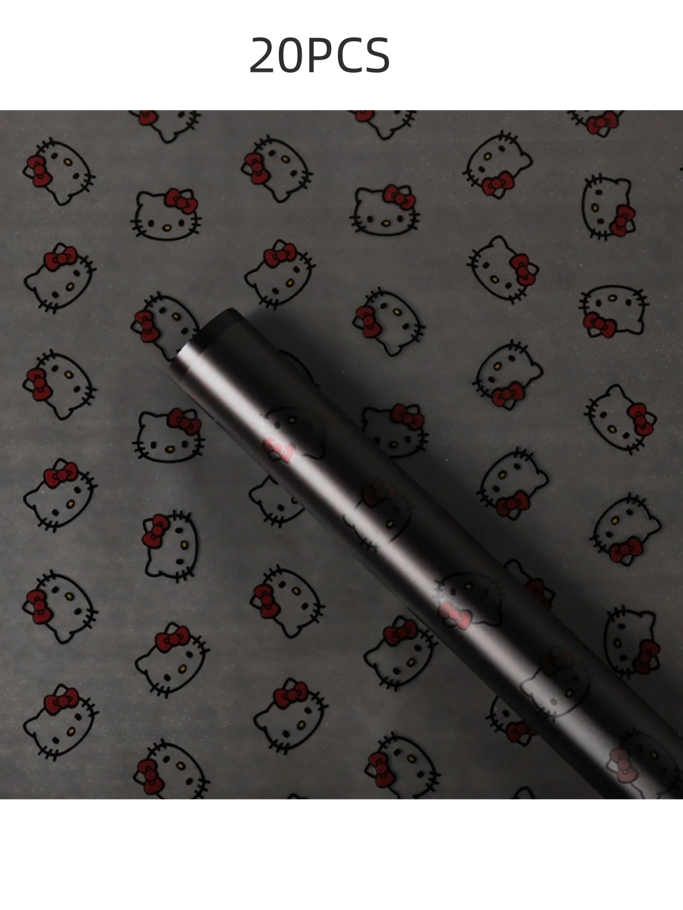 Waterproof Hello Kitty Gift Wrap with Ribbon