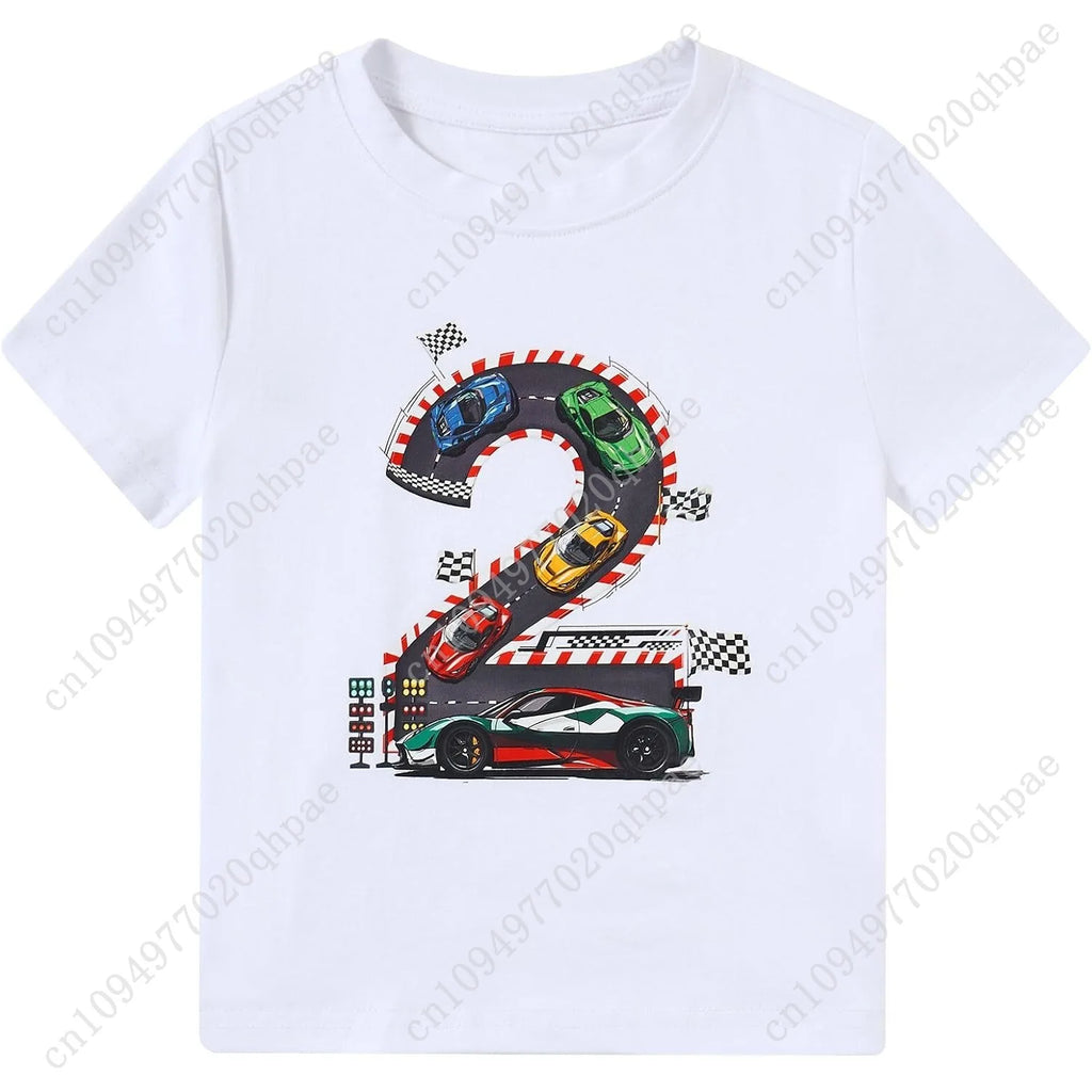 Boy Birthday Shirt 2-5 Years Cotton Party T-Shirt