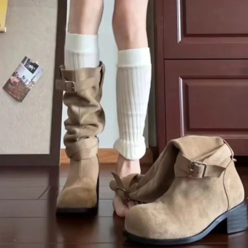 Platform Thick Heel Women Boots