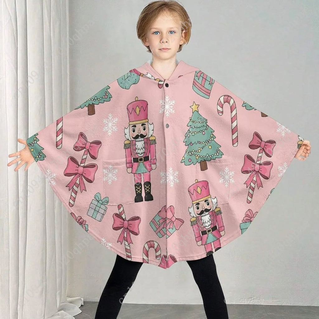 Sweater, Christmas Nutcracker  Hoodie With Pockets For Kids And Teenagers