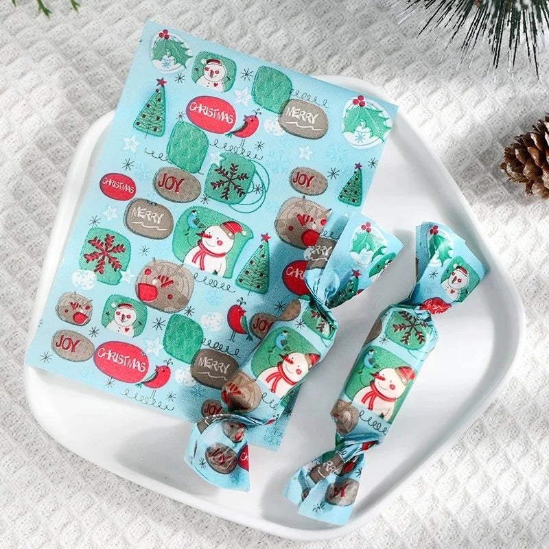 Christmas Candy Paper Wax