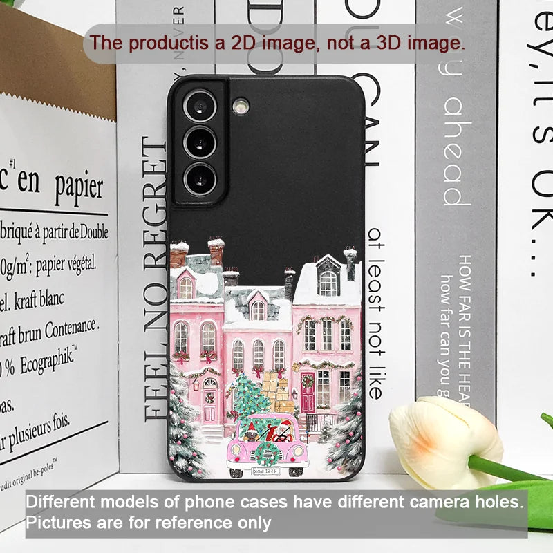 Christmas Building Winter Snow Scenery Phone Case for Google Pixel 10 9A 8 A 7A 6 A 7 PRO 8 9 Pro XL 4G 5G Shockproof Soft Cover