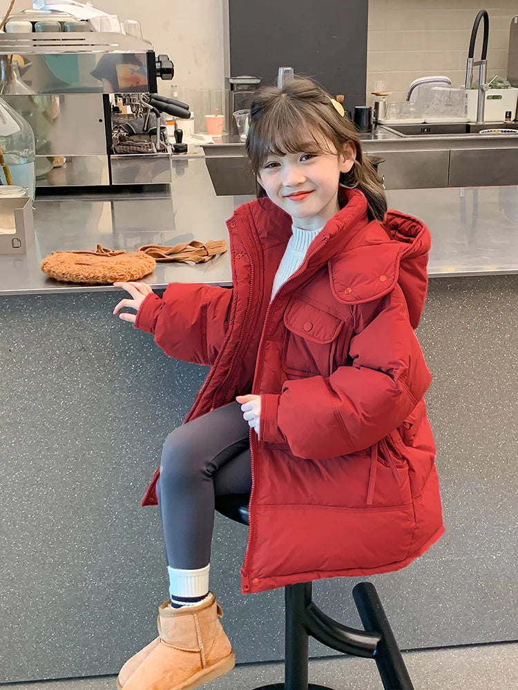 Girls' Fashion Winter Coat - | Holiday-Ready Warm