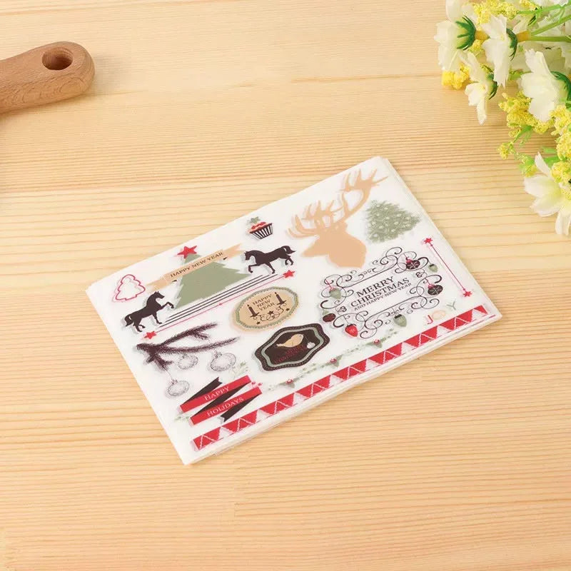 Christmas Candy Paper Wax