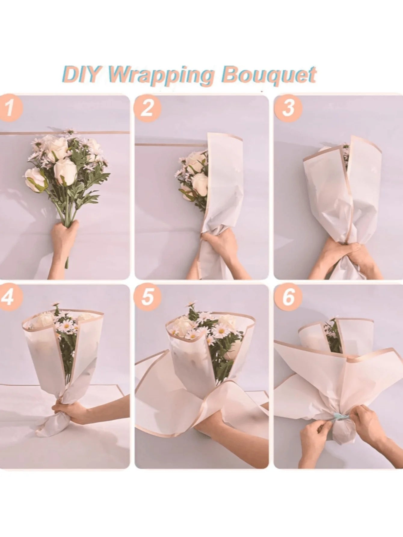 Waterproof Hello Kitty Gift Wrap with Ribbon