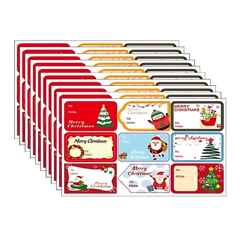 Gift Wrapping Name Tag Stickers