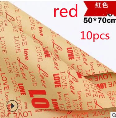 Double Sided Vintage Kraft English Newspaper Wrapping Paper