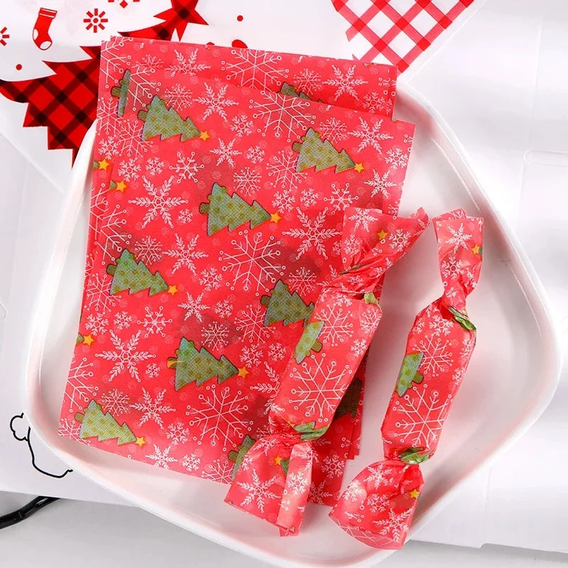 Christmas Candy Paper Wax