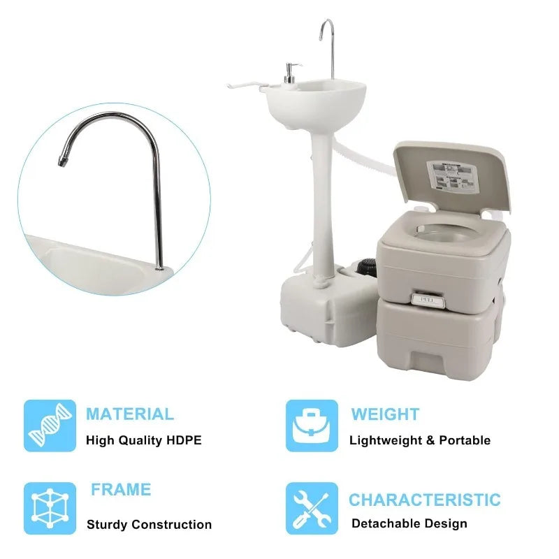 Portable Sink & Toilet Combo